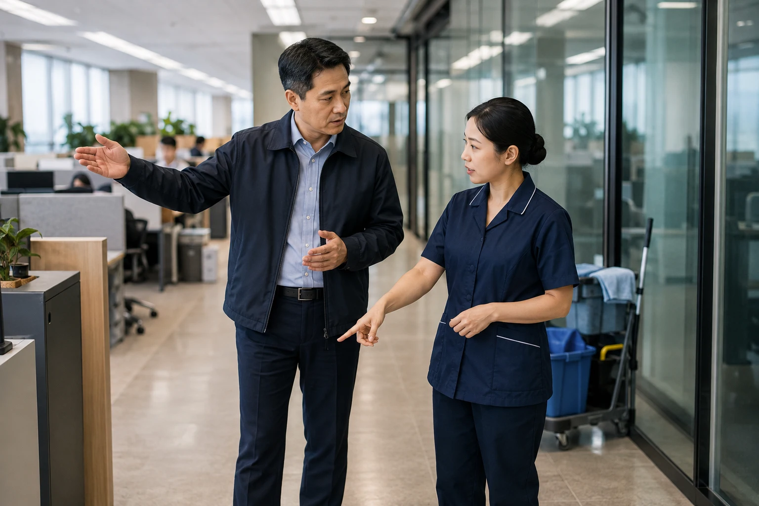 사무실 청소 업체 검수와 관리
